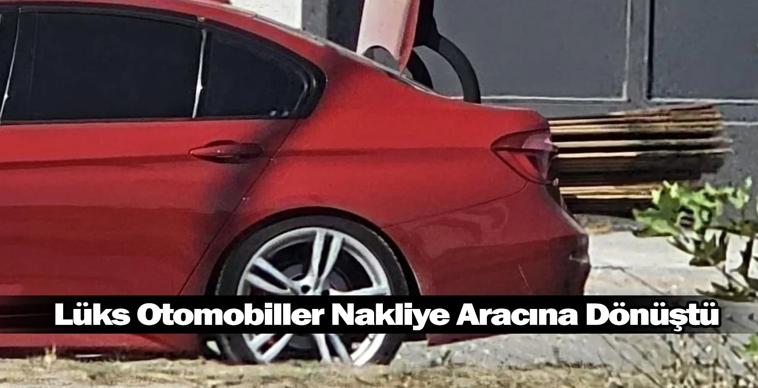 Lüks Otomobiller Nakliye Aracına Dönüştü