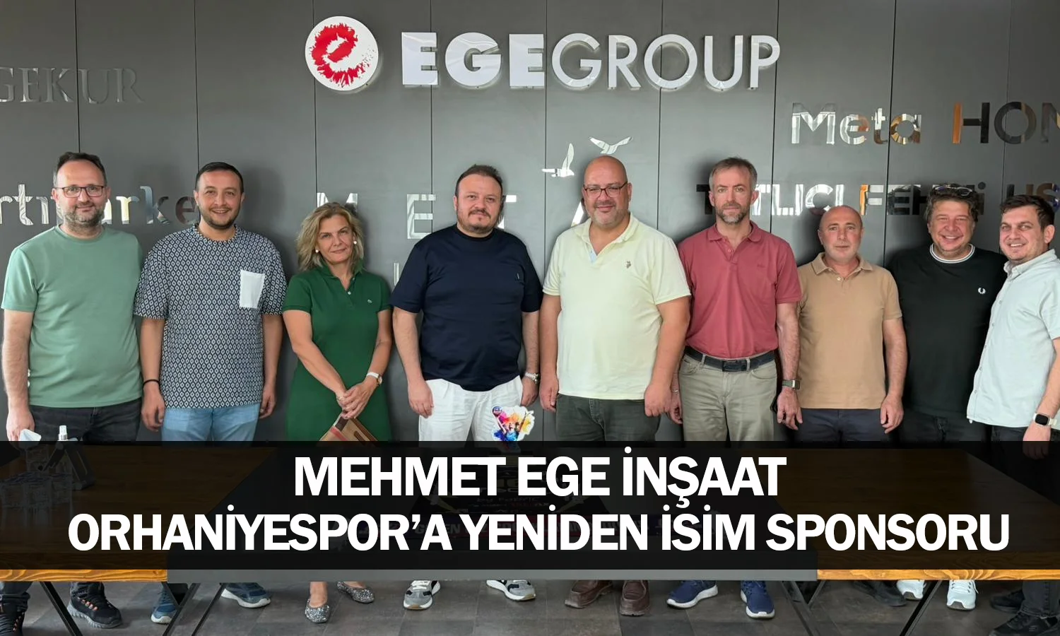 Mehmet Ege İnşaat, Orhaniyespor’a Yeniden İsim Sponsoru