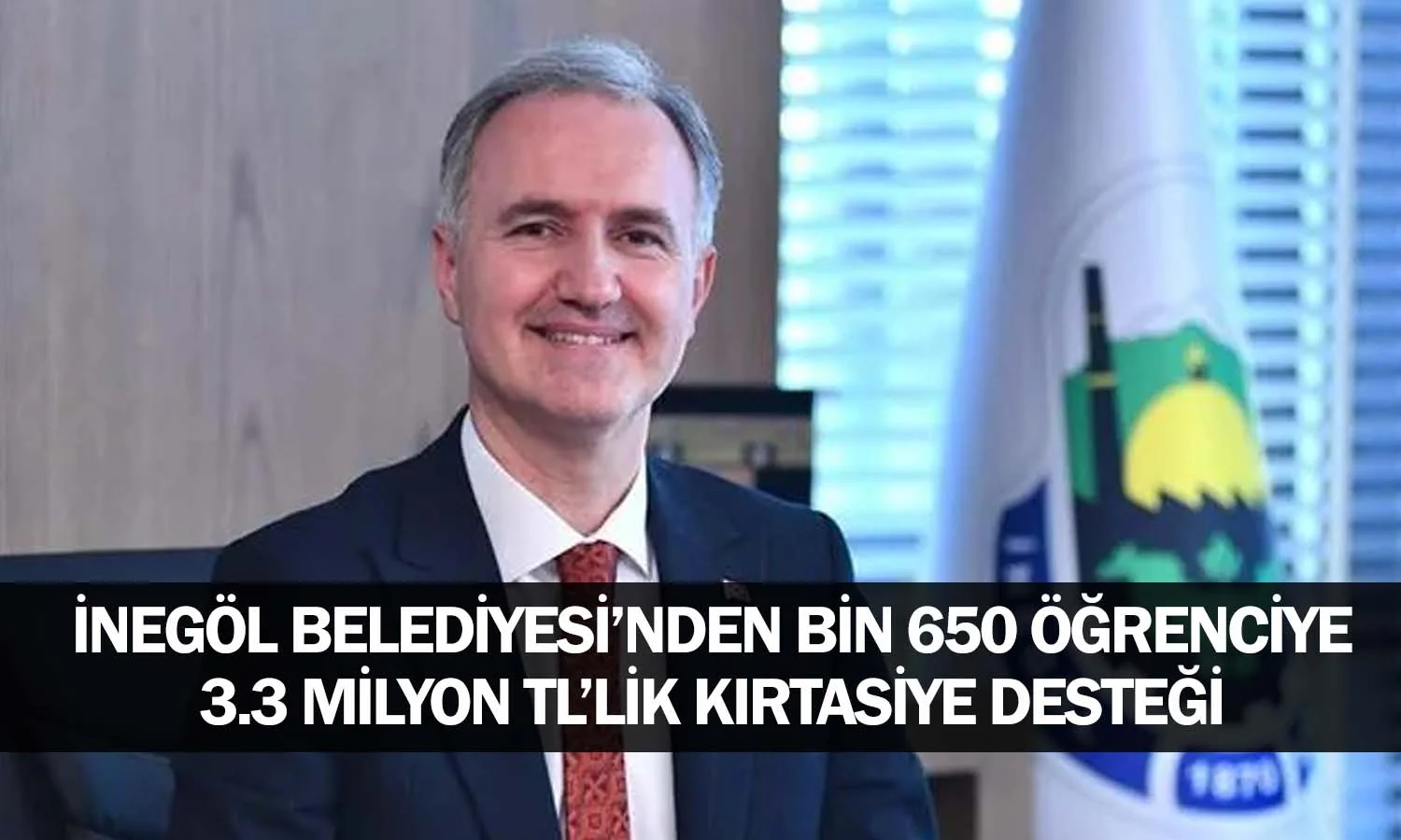 İnegöl Belediyesi’nden bin 650 öğrenciye 3.3 milyon TL’lik kırtasiye desteği