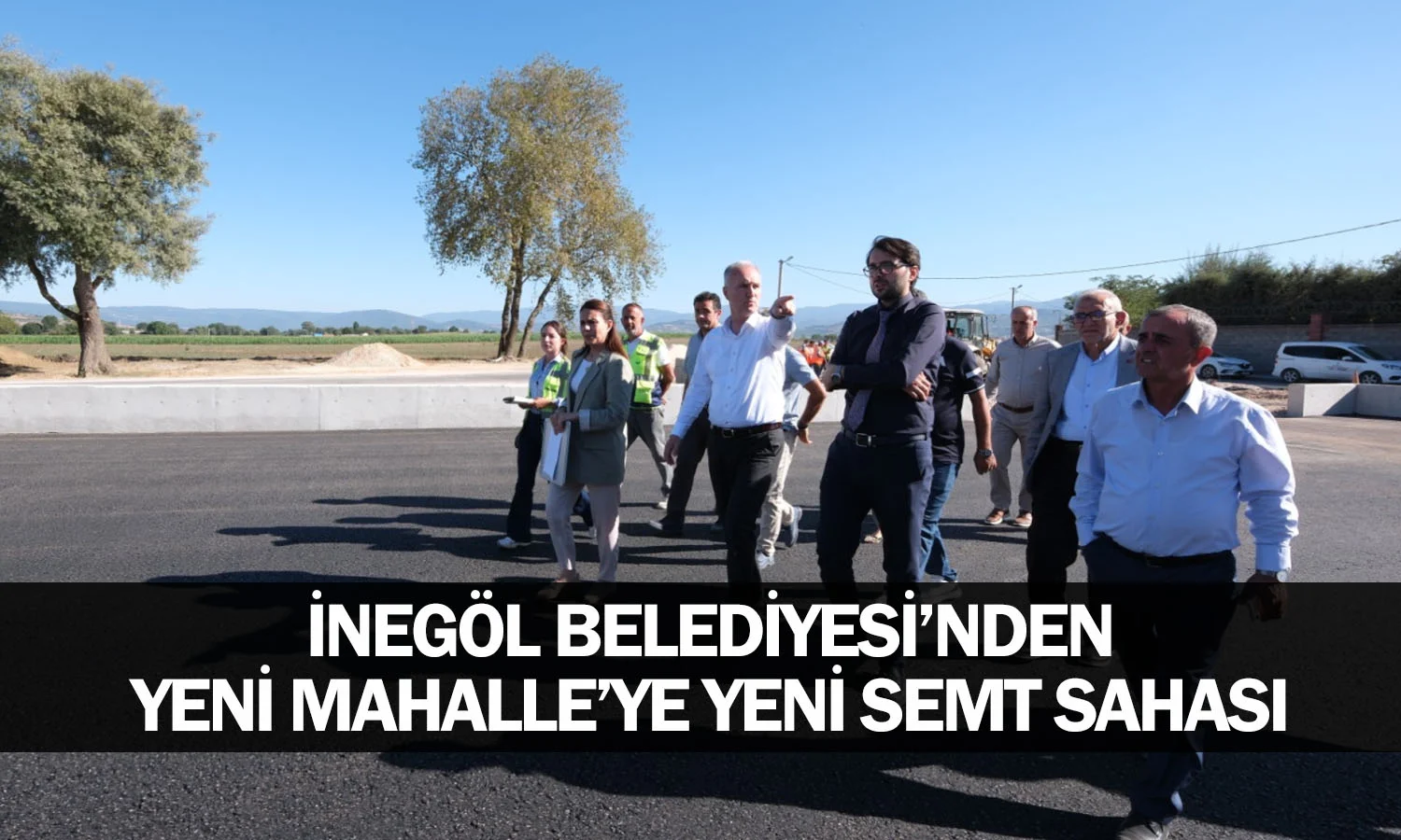 İnegöl Belediyesi’nden Yeni Mahalle’ye Yeni Semt Sahası