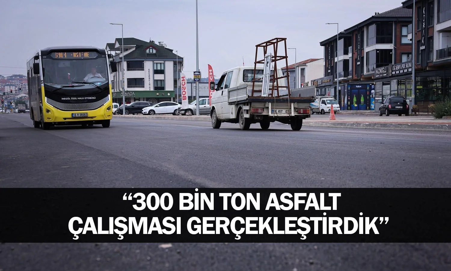 Başkan Vekili Biba: "300 bin ton asfalt çalışması gerçekleştirdik"