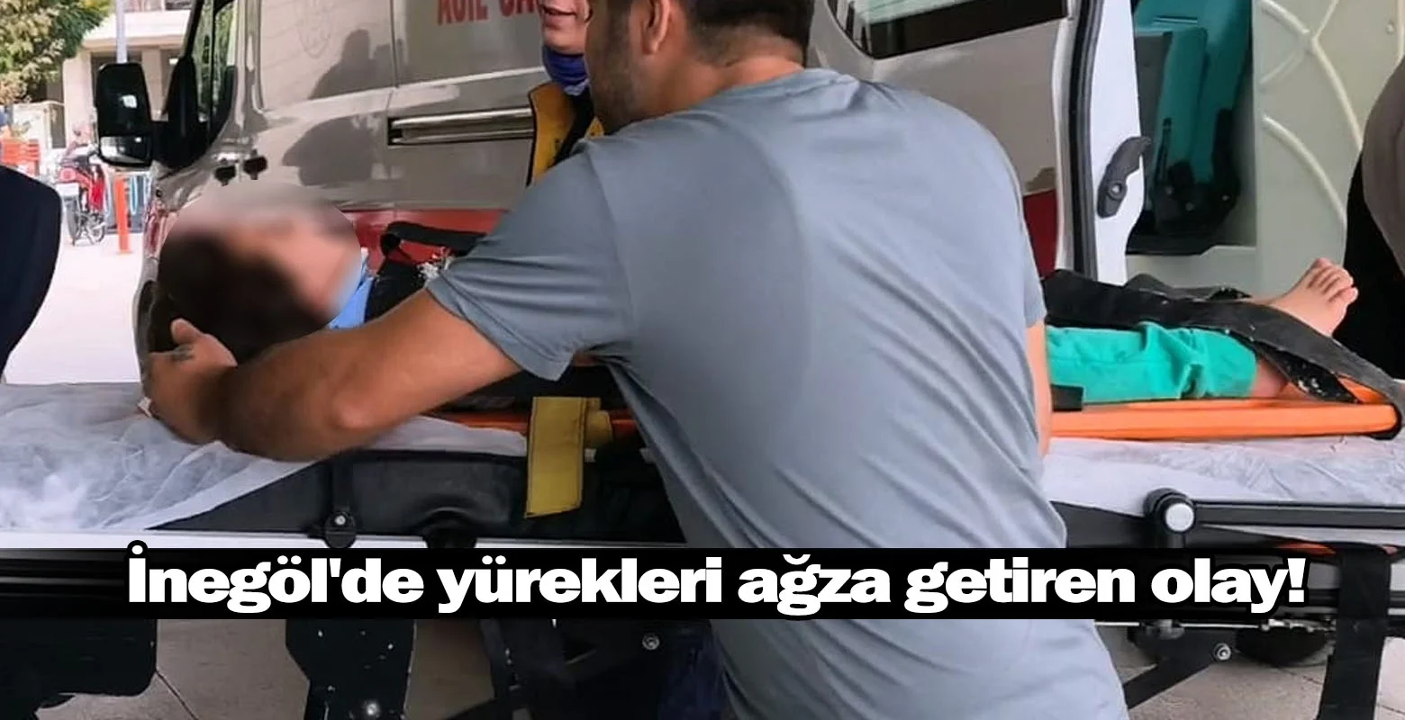 İnegöl'de yürekleri ağza getiren olay!