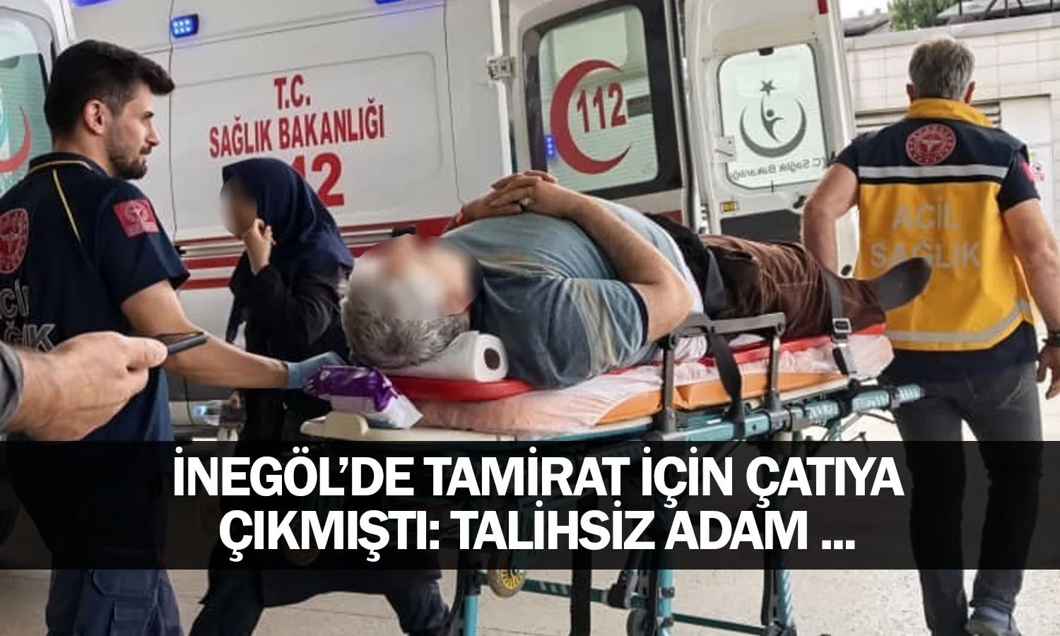 Tamirat için çatıya çıkmıştı: Talihsiz adam ...