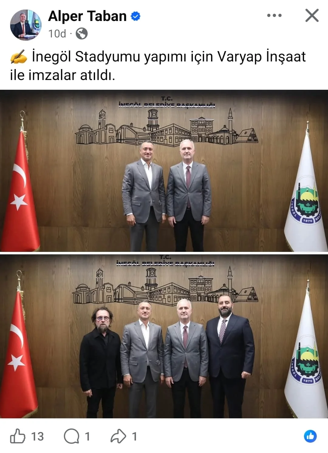 İnegöl Stadyumu’nda İmzalar Atıldı! İnegöl Stadyumu’nda İmzalar Atıldı!