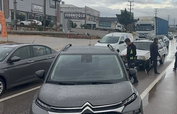 İnegöl'de zincirleme kaza
