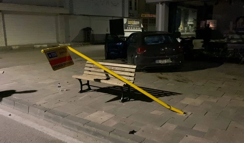 İnegöl'de korkutan kaza!