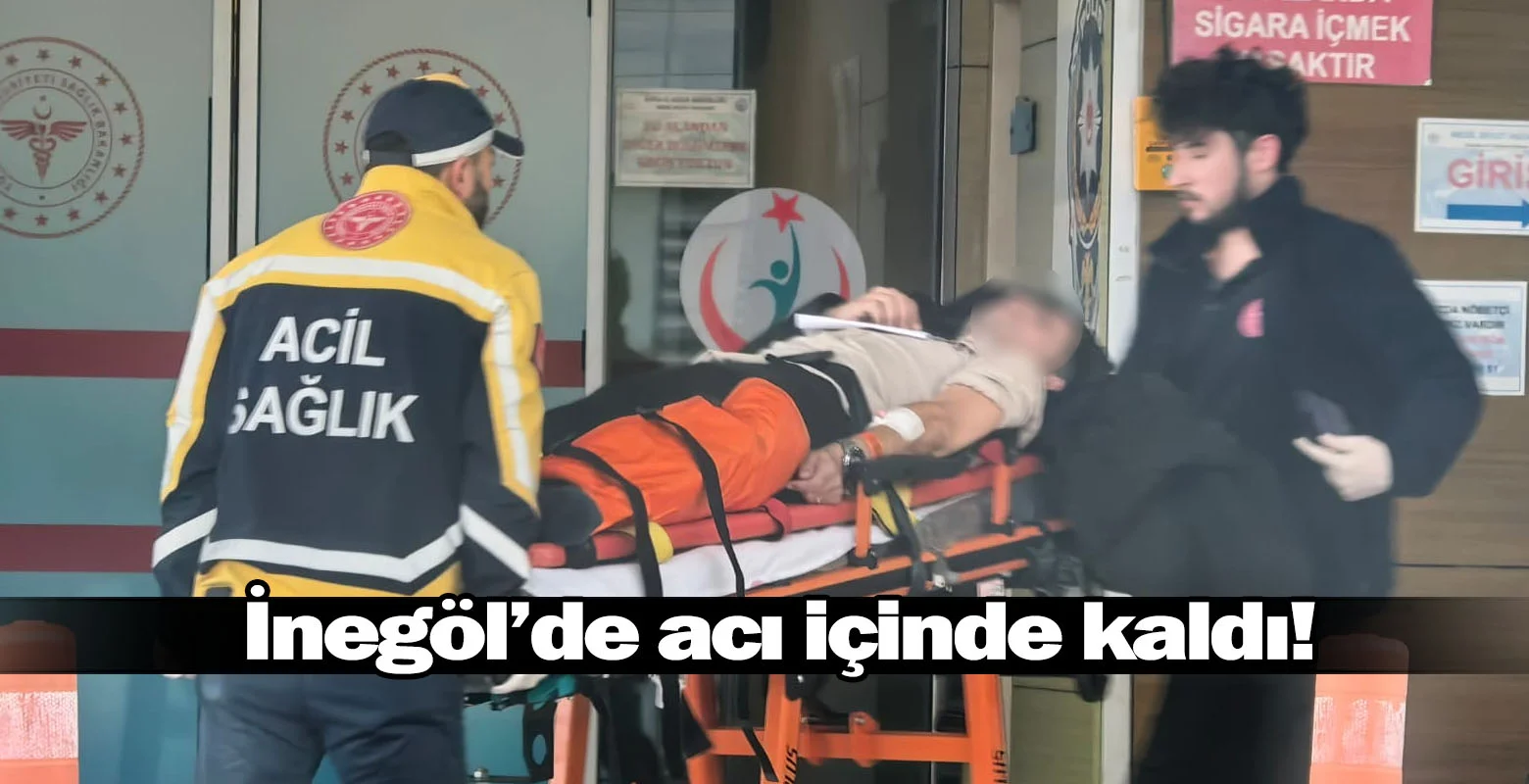 İnegöl'de acı içinde kaldı!
