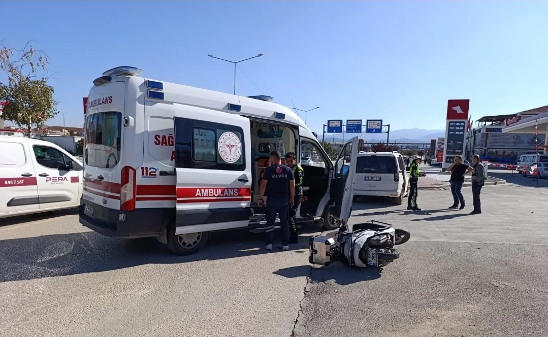 Alanyurt yolunda korkutan kaza