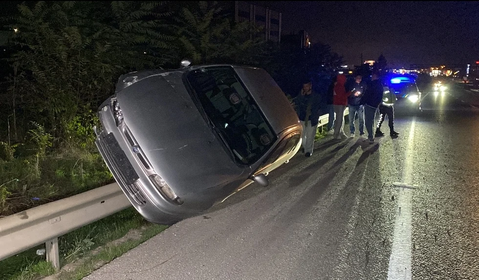 İnegöl'de korkutan kaza!