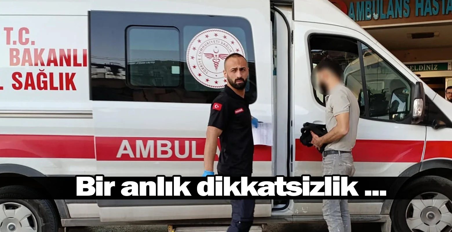 Bir anlık dikkatsizlik ...