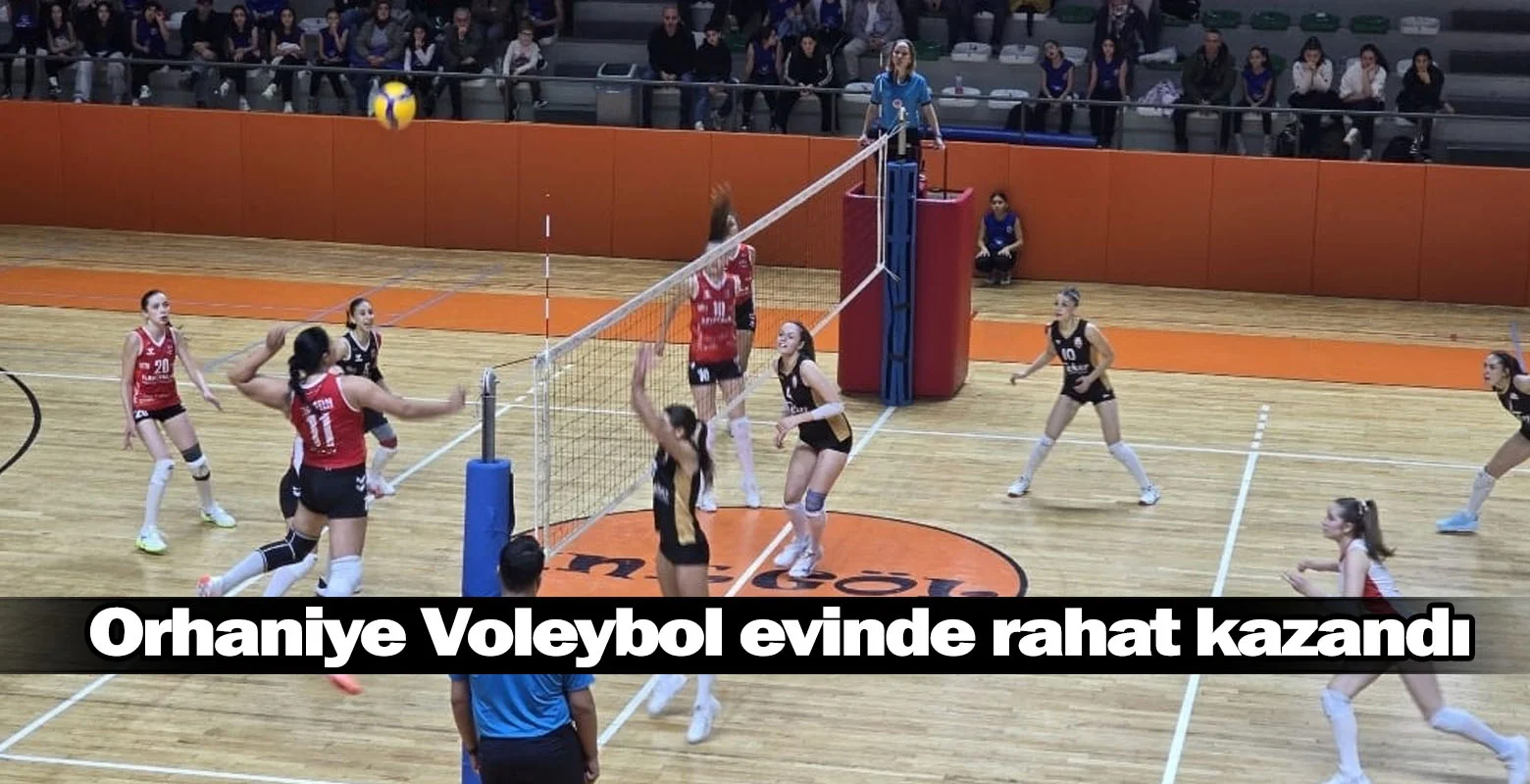 Orhaniye Voleybol evinde rahat kazandı