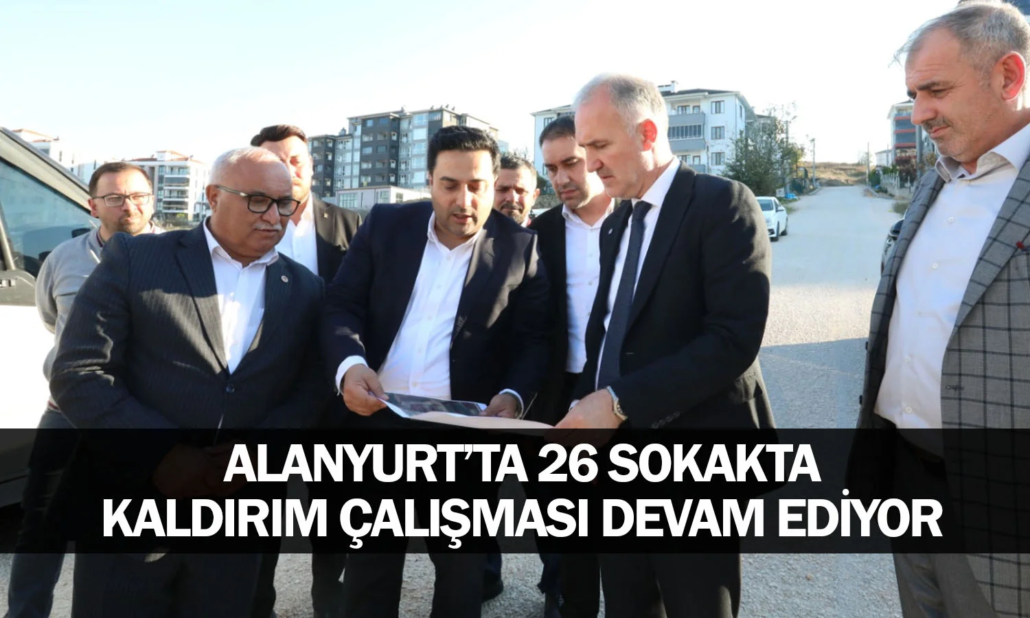 Alanyurt’ta 26 Sokakta Kaldırım Çalışması Devam Ediyor