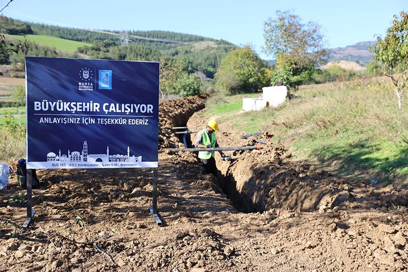 Büyükşehir’den Yenişehirli çiftçiye can suyu