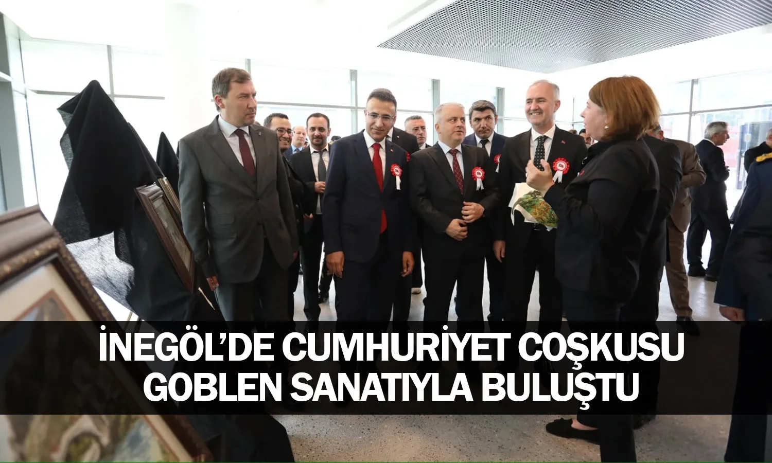 İnegöl’de Cumhuriyet Coşkusu Goblen Sanatıyla Buluştu