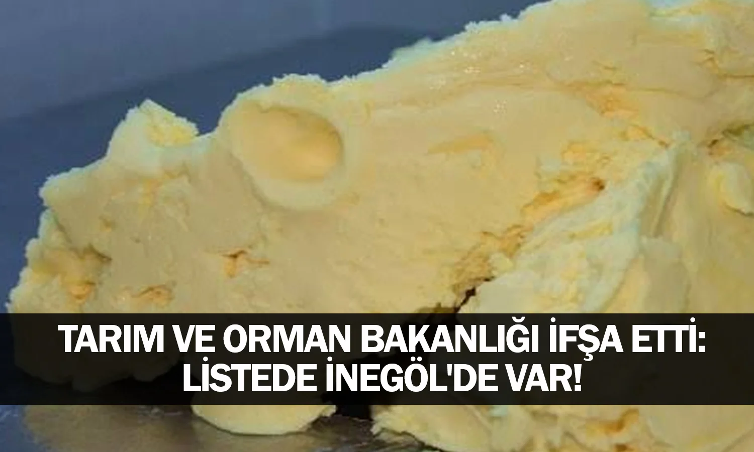 Tarım ve Orman Bakanlığı ifşa etti: Listede İnegöl'de var!